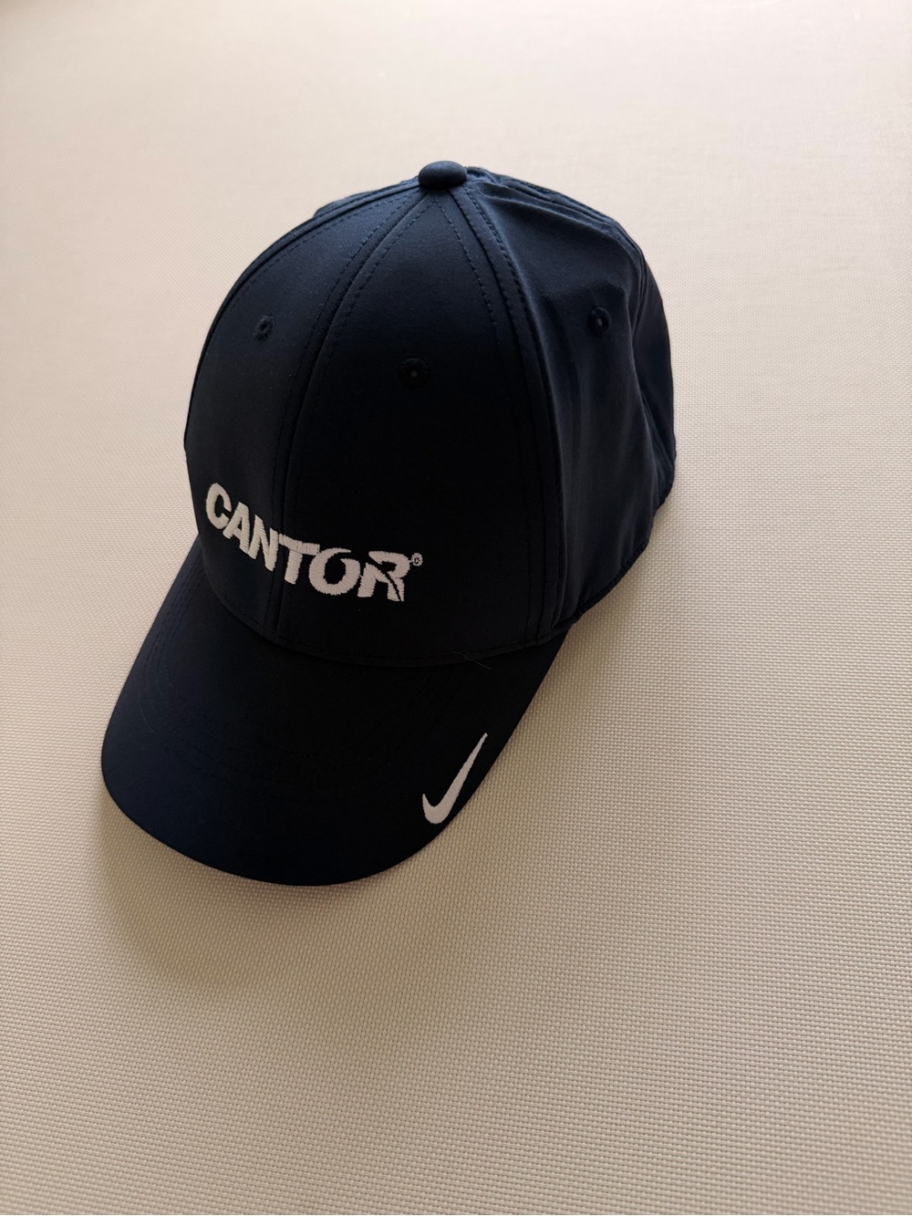 Nike Cantor Navy Baseball Cap with White Logos